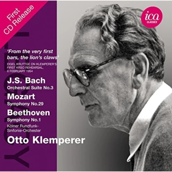 Image of Kolner Rundfunk-Sinfonie Orchester - J.S. Bach: Orchestral Suite No. 3/Mozart: Symphony No. 29/... CD