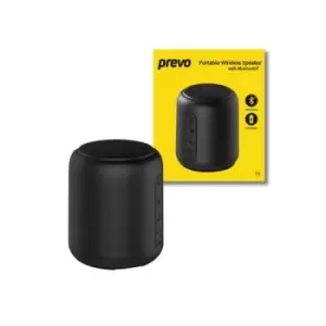 image of Prevo F9 Portable Wireless TWS Rechargeable Speaker with Bluetooth SD card compatibility up to 32GB Hands-Free Calling 5W Black