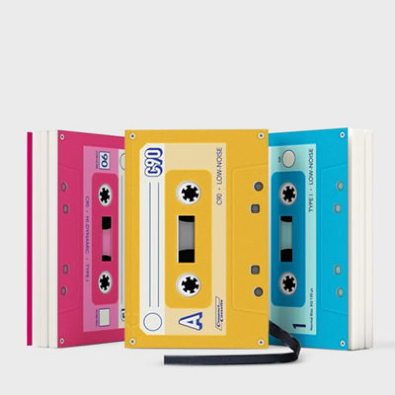 Image of Suck UK Set Of 3 Cassette Tape Mini Notebooks