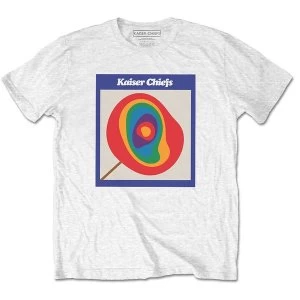 Image of Kaiser Chiefs - Lollipop Unisex Large T-Shirt - White