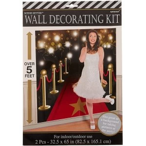 Image of Amscan Hollywood Red Carpet Setter 1 Pack Vinyl