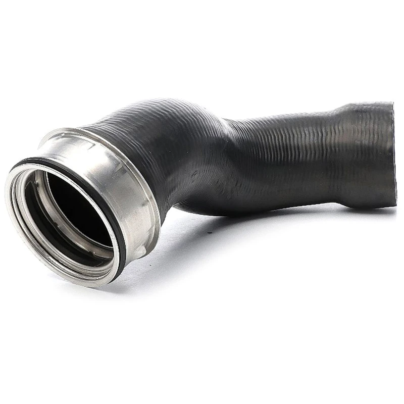 Image of METZGER 2400039 Turbocharger Hose without clamp, with quick coupling, Rubber with fabric lining Rubber with fabric lining Charger Intake Hose (3314)