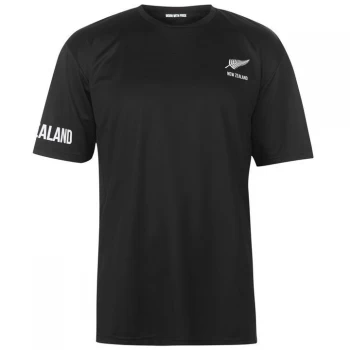 Image of Rugby World Cup Poly T Shirt Mens - New Zealand