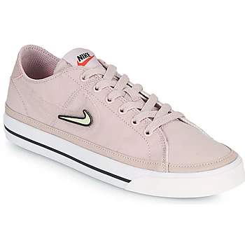 Image of Nike COURT LEGACY VALENTINE'S DAY womens Shoes Trainers in Pink
