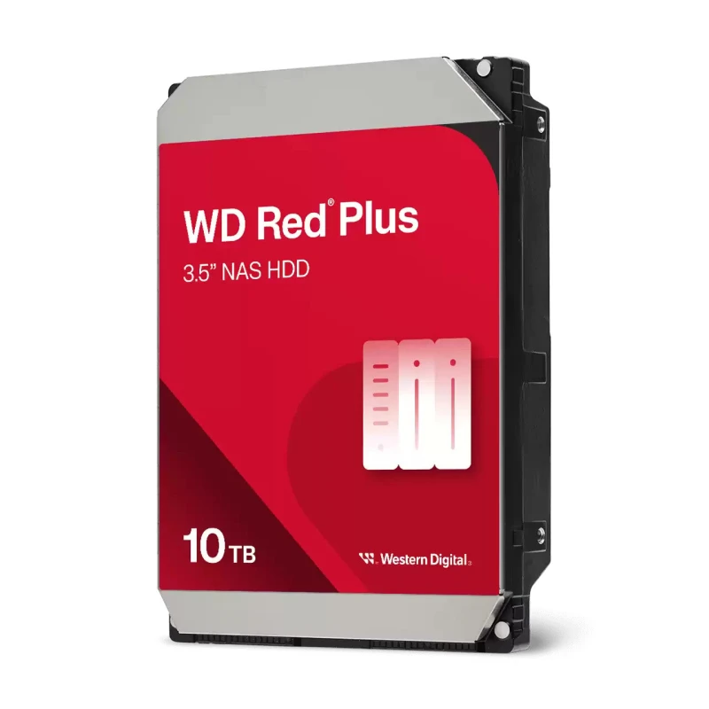 Image of Western Digital Western Digital Red Plus WD100EFGX internal hard drive 10 TB 7200 RPM 256 MB 3.5" Serial ATA III WD100EFGX
