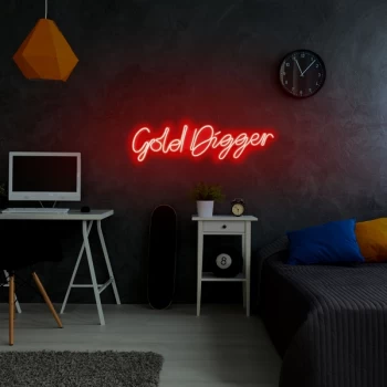 Image of Gold Digger - Red Red Wall Lamp
