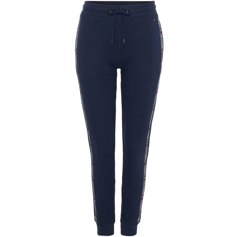Image of Tommy Hilfiger Tape Jogging Pants - Blue Blue 8