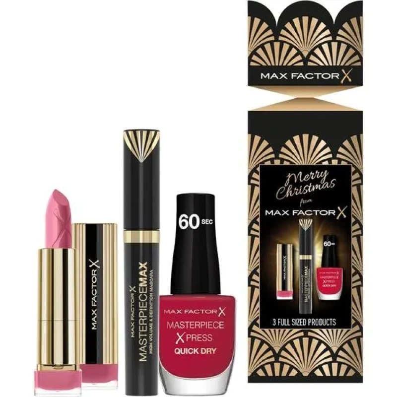 Image of Max Factor Christmas Cracker Gift Set 3 Piece