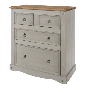 Image of Halea 4-Drawer Chest - Grey