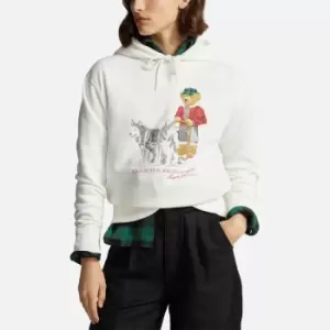 image of Polo Ralph Lauren Womens Long Sleeve Fleece Sweatshirt - White - M