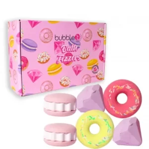 image of Bubble T Donut, Diamond and Macaron Bath Fizzer Gift Set