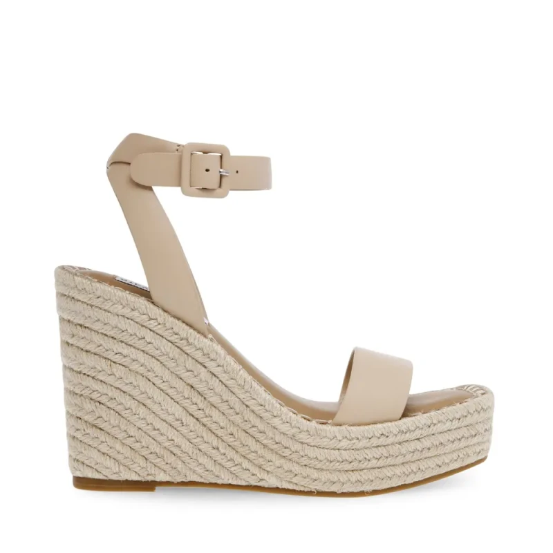 Image of Steve Madden Womens wedge sandals Steve Madden Upstage Beige Female 39