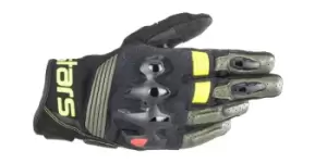 Image of Alpinestars Halo Forest Black Yellow Fluo L