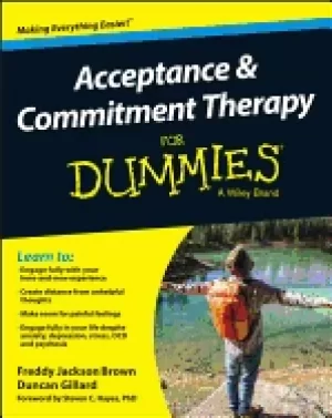 Image of acceptance and commitment therapy for dummies