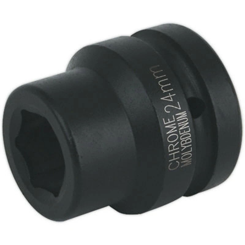 Image of Loops 24mm Forged Impact Socket - 1" Sq Drive - Chromoly Impact Wrench Socket Multi
