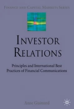 Image of Investor Relations by A. Guimard Hardback