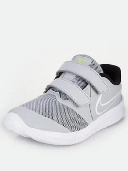 Image of Nike Childrens Star Runner 2 Trainers - Grey/White