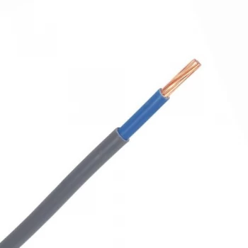 Image of Zexum Grey 35mm 119A Blue Meter Tails 6181Y Round PVC/PVC Harmonised Cable - 1 Meter