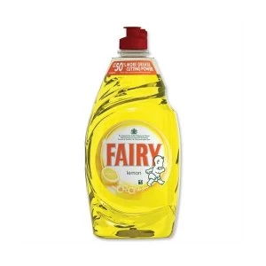 image of Fairy 433ml Lemon Washing up Liquid Pack of 2