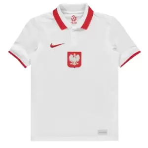 image of Nike Poland Home Shirt 2020 Junior - White