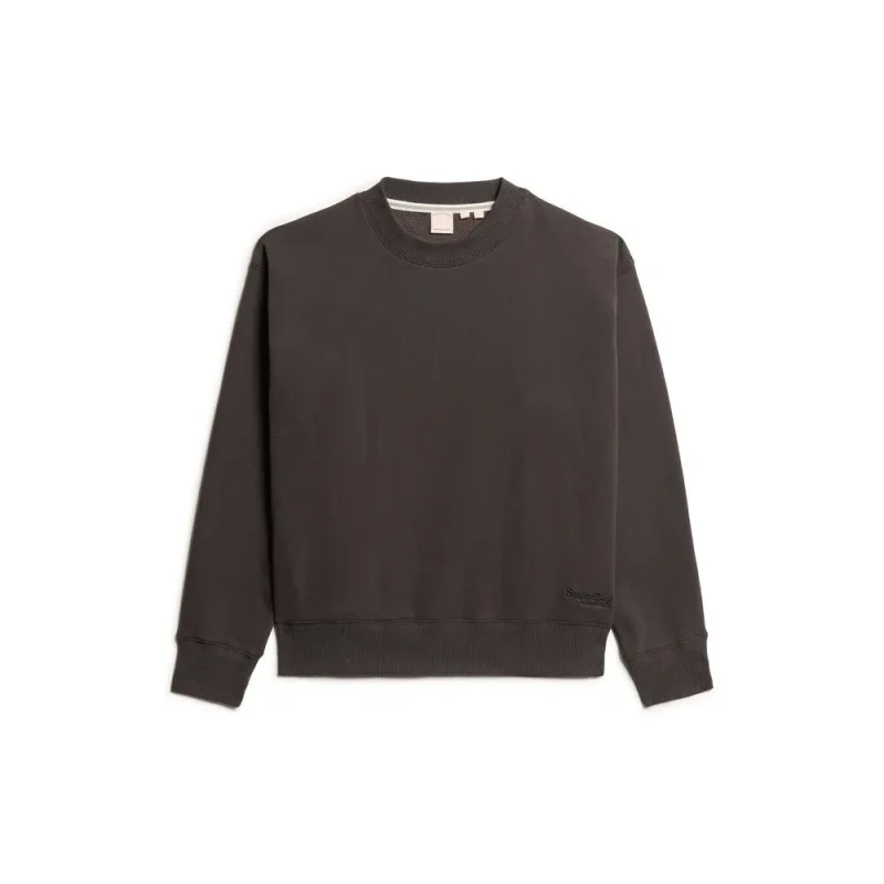 Image of Superdry Womens casual sweatshirt Superdry Essential Noir Female XL