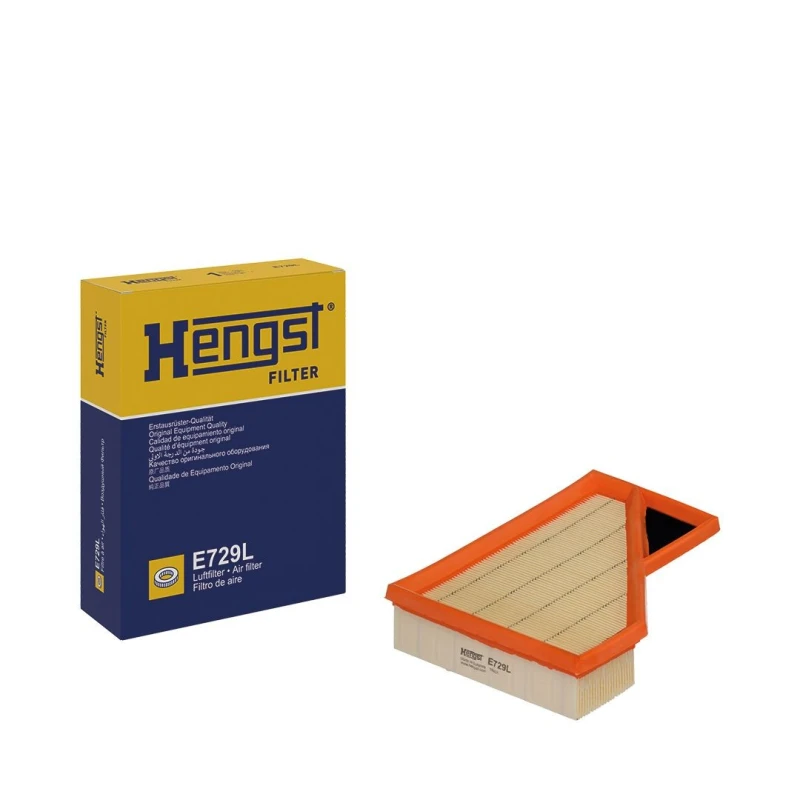 Image of HENGST FILTER E729L Air filter Filter Insert Air Filter (8)
