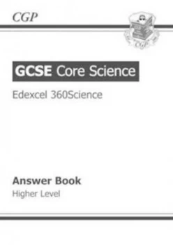 Image of Gcse Core Science Edexcel Answers for Workbook - Higher Hardback