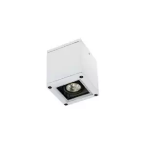 image of Netlighting Roman Surface Mounted Ceiling Lamp Aluminium 35W GU10 Max 3000K Whit