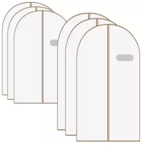 Image of Breathable Suit Covers - Pack of 6 White M&W