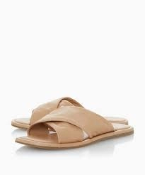 Image of Bertie Camel Leather 'Lennex' Mules - 3