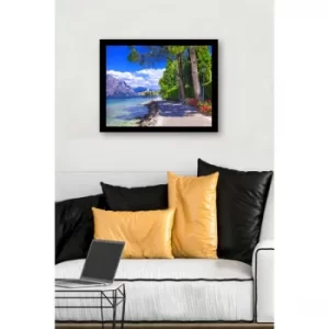 Image of SC0753 Multicolor Decorative Framed MDF Painting