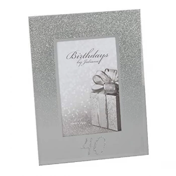 Image of 4" x 6" - Birthdays by Juliana Glitter Mirror Frame - 18th