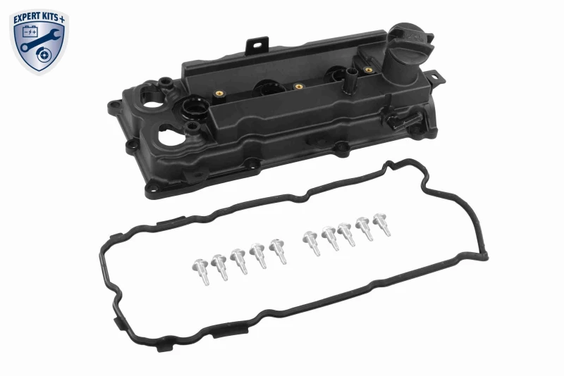 Image of ACKOJA A38-0437 Rocker Cover EXPERT KITS + with valve cover gasket, with breather valve, Left Plastic Rocker Cover (977)