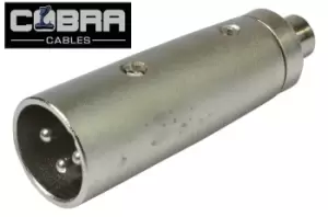 Image of XLR Male to Phono/RCA Adapter