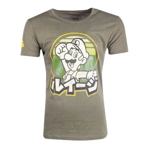 image of Nintendo Luigi T-Shirt Green Size 2XL Men