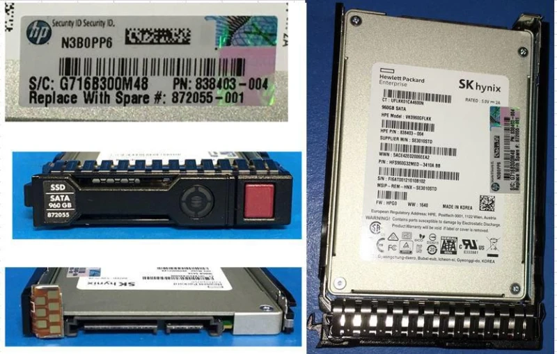 Image of HPE SSD 960G 6G SFF S RI-1 SC