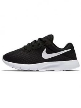 image of Nike Tanjun Childrens Trainers - Black/White