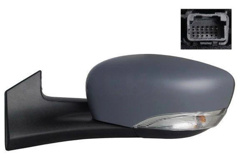 Image of ALKAR 6145178 Wing mirror Left, Electric, Aspherical, primed Outside Mirror (50)