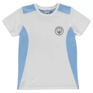Image of Source Lab Manchester City T Shirt Junior Boys - Blue