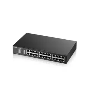 image of Zyxel GS1100-24E Unmanaged Gigabit Ethernet (10/100/1000) Black