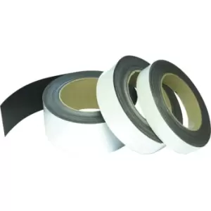 Image of Avon Magnetic Easy Wipe Racking Strip White 20mm x 10m