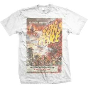 Image of StudioCanal - At the Earths Core Unisex Large T-Shirt - White