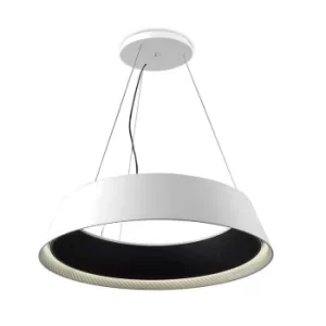 Image of Grok LED 1 Light Large Ceiling Pendant White, Black