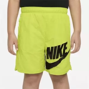 Image of Nike Sportswear Big Kids Woven Shorts Junior Boys - Green