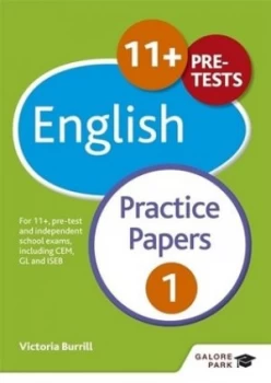 Image of 11+ English Practice Papers 1 by Victoria Burrill Book