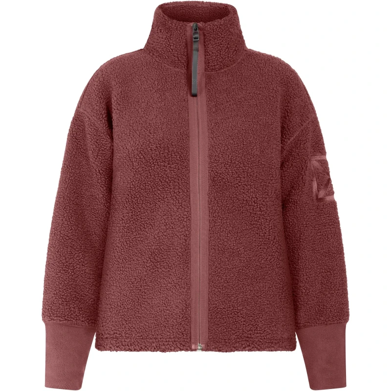 Image of Womens full-zip fleece Didriksons Mella Orange Female 38