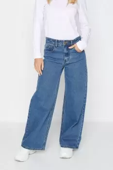 image of Petite Wide Leg Jeans