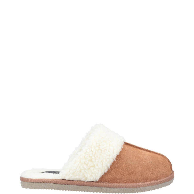 Image of Hush Puppies Womens Arianna Mule Slippers - UK 5 Brown female GDE2847TAN5