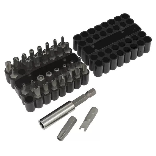 image of Sealey AK614 Security Bit & Magnetic Adaptor Set 33pc