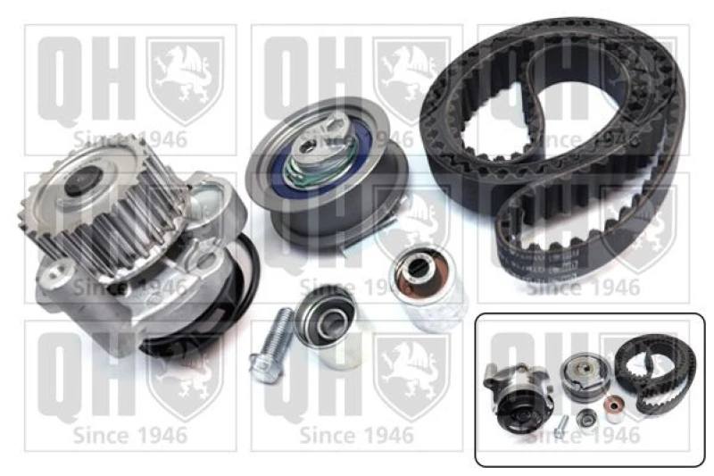 Image of QUINTON HAZELL Water pump and timing belt kit QUINTON HAZELL QBPK8820